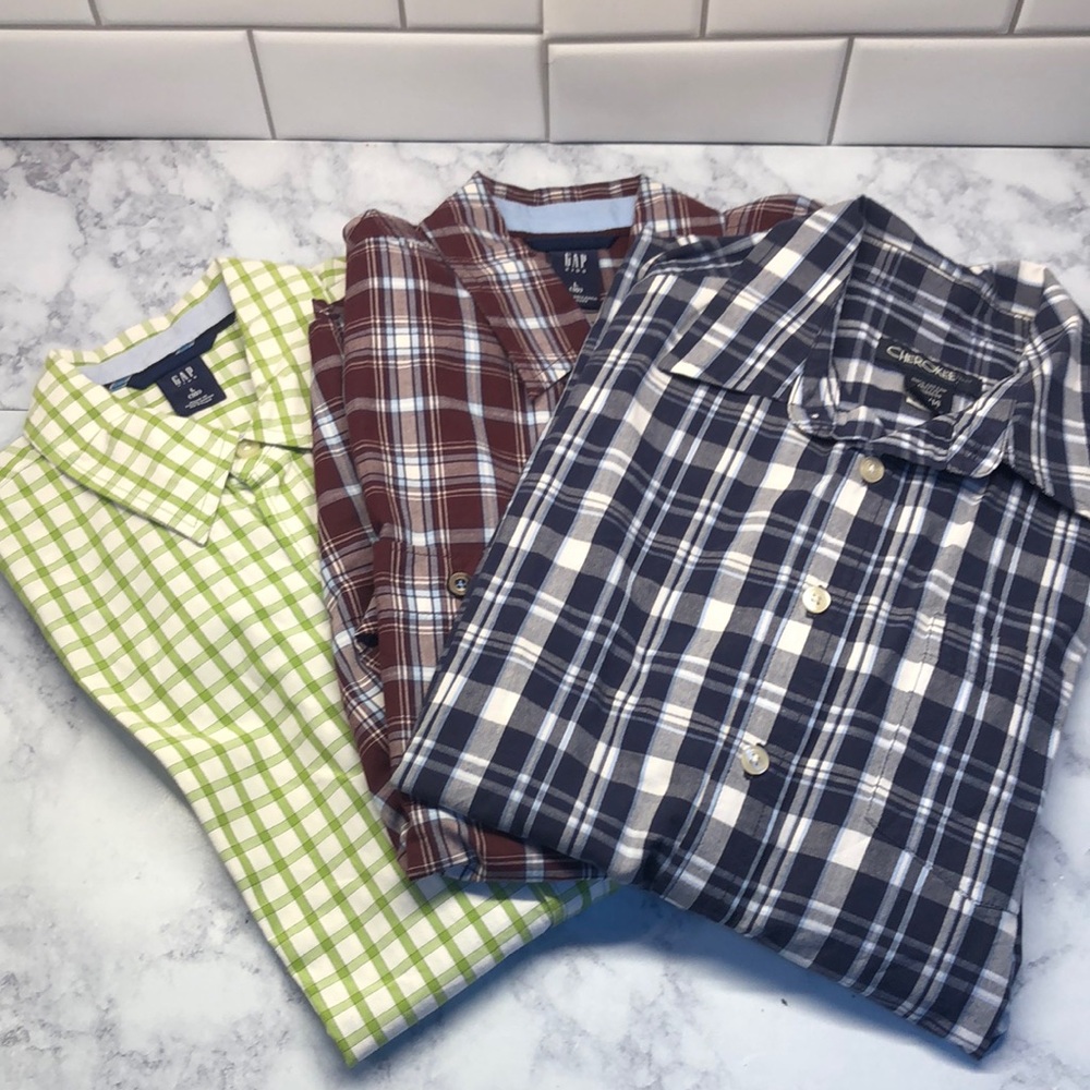 Boys Button Down LS & SS Dress Shirts